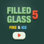 Filled Glass 5 Fire and Ice game.