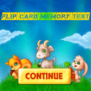 Flip Card Memory Test.