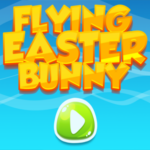 Flying Easter Bunny.