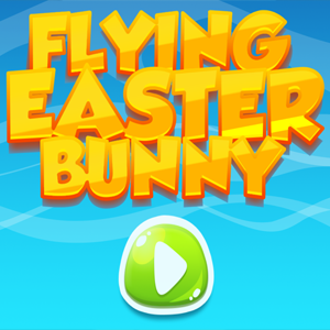 Flying Easter Bunny.