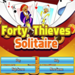 Forty Thieves Solitaire game.
