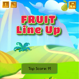 Fruit Line Up game.