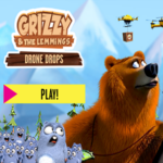 Grizzy and the Lemmings Drone Drops.