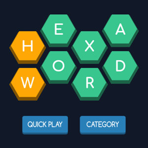 Hexa Word game.