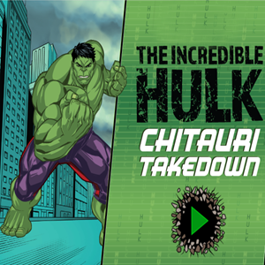 Incredible Hulk Chitauri Takedown Game.