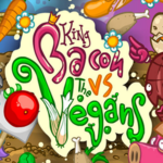 King Bacon vs Vegans.