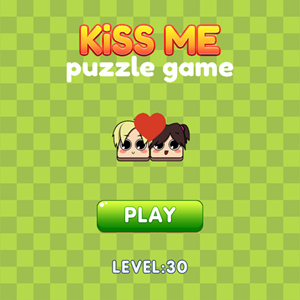 Kiss Me Puzzle Game.
