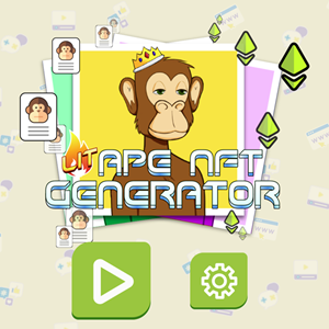Lit Ape NFT Generator game.