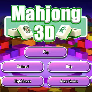 Mahjong 3D Game.
