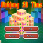 Mahjong 3D Time Game.
