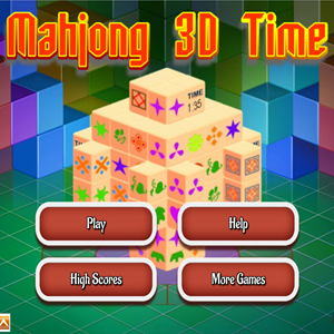 Mahjong 3D Time Game.