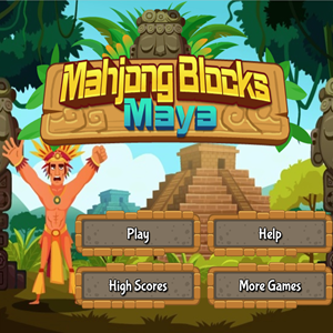 Mahjong Blocks Maya game.