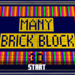 Many Bricks Block 3D.