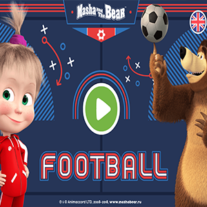 Masha and the Bear Football.