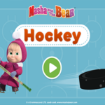 Masha and the Bear Hockey.