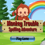 Monkey Trouble Spelling Adventure.