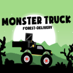 Monster Truck Forest-Delivery game.