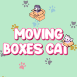 Moving Boxes Cat game.