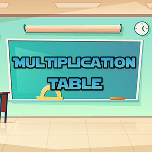 Multiplication Table.