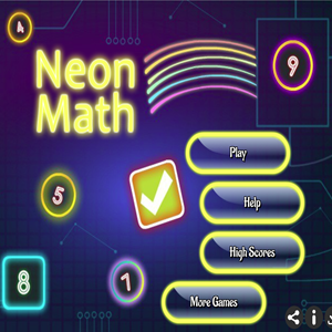 Neon Math game.