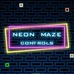 Neon Maze Controls.