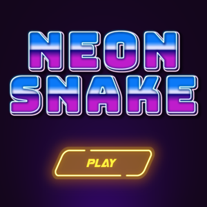 Neon Snake Game.