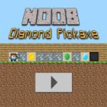 Noob Diamond Pickaxe game.