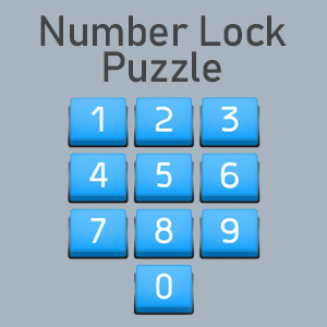 Number Lock Puzzle.