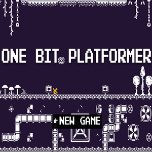 One Bit Platformer game.