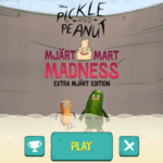 Pickle and Peanut Mjart Mart Madness Game.