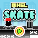Pixel Skate game.