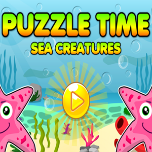 Puzzle Time Sea Creatures.
