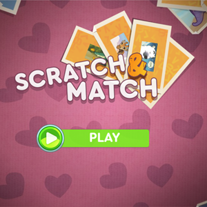 Scratch & Match Animal game.