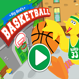 Sesame Street Big Bird's Basketball.
