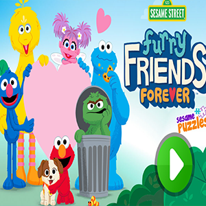 Sesame Street Sesame Puzzles Furry Friends Forever.