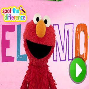 Sesame Street Spot the Difference Elmo.