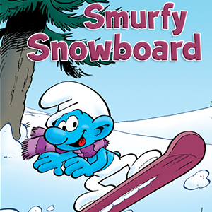 Smurfy Snowboard.