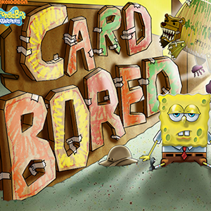 Spongebob Squarepants Card Bored.