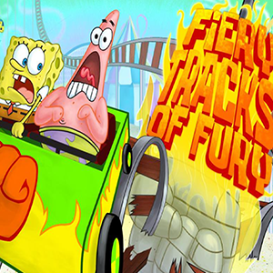 Spongebob Squarepants Fiery Tracks Of Fury.