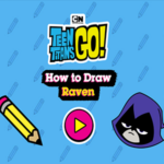 Teen Titans Go How to Draw Raven.