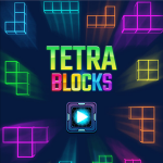 Tetra Blocks Game.
