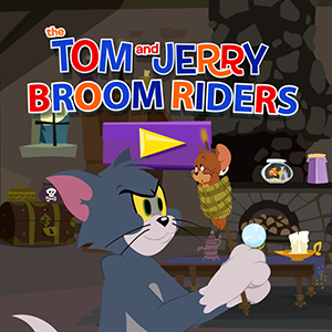 Tom and Jerry Broom Riders.