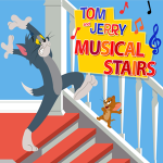 Tom and Jerry Musical Stairs Game.