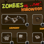 Zombies vs Halloween.